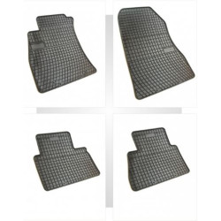 Car rubber floor mats black NISSAN JUKE (2010-...) NEGRO