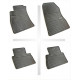 Car rubber floor mats black NISSAN JUKE (2010-...) NEGRO
