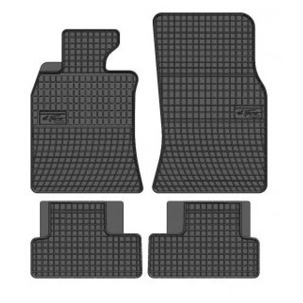 Car rubber floor mats black MINI COOPER I (2000-2006) NEGRO