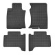 Car rubber floor mats black TOYOTA LAND CRUISER 150 (2009-...) NEGRO