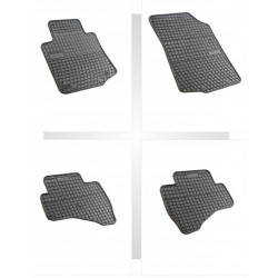 Car rubber floor mats black TOYOTA AYGO I (2005-2014) NEGRO