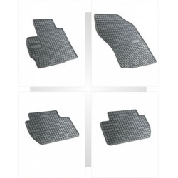 Car rubber floor mats black CITROEN C-CROSSER (2007-...) NEGRO