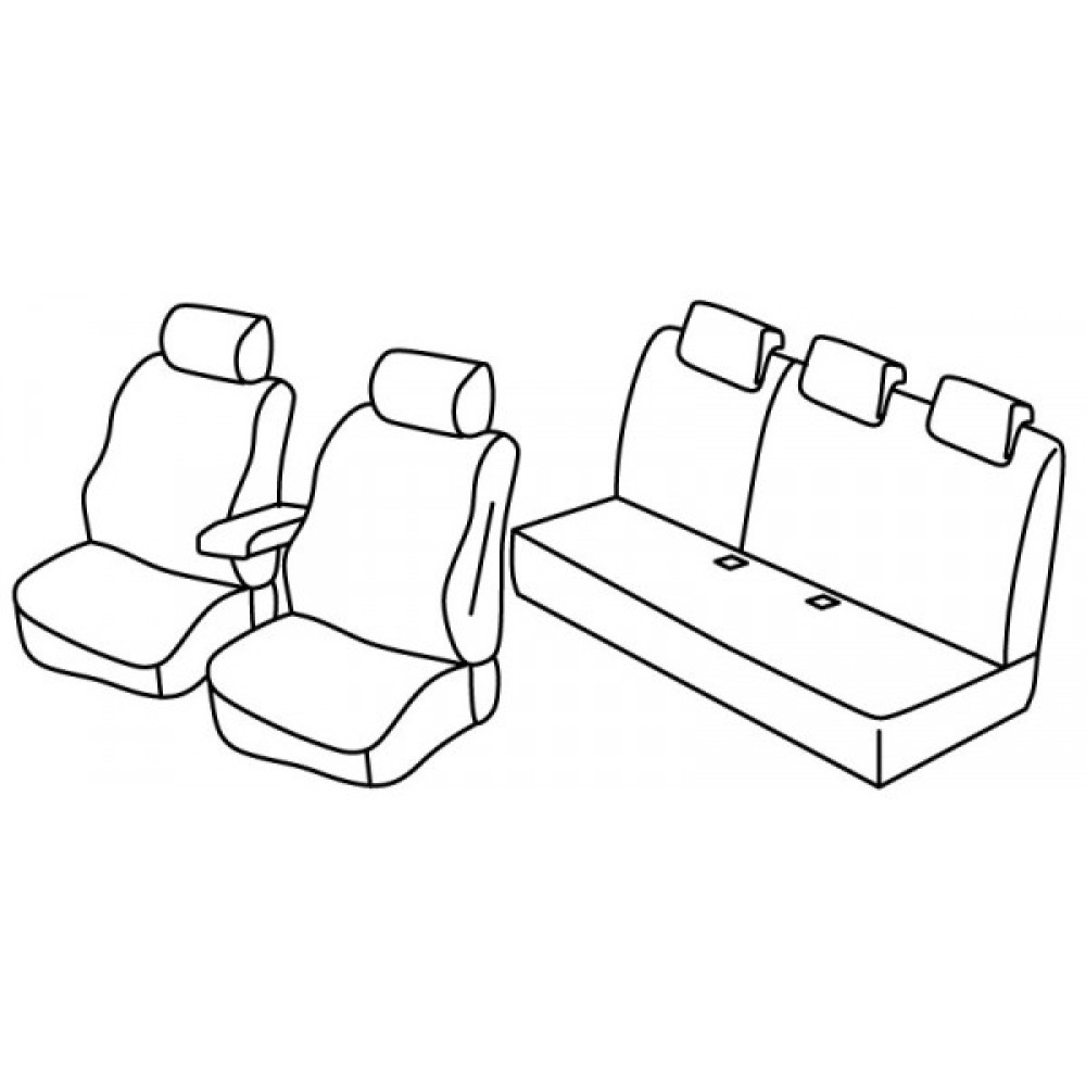 Car seat covers *HARMONY* DACIA DUSTER (2018-...)