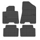 Car rubber floor mats black HYUNDAI TUCSON (2016-...) NEGRO