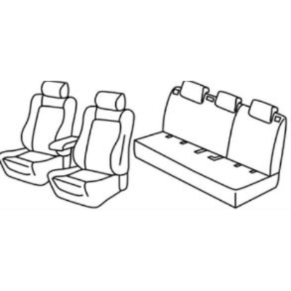 Car seat covers *HARMONY* KIA CEED III (2018-...)