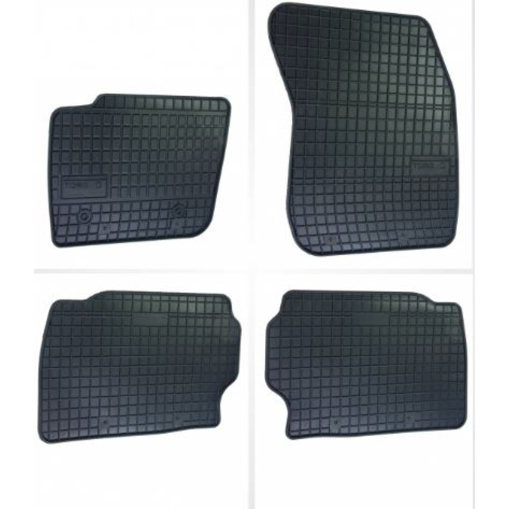 Car rubber floor mats black FORD MONDEO (2014-...) NEGRO