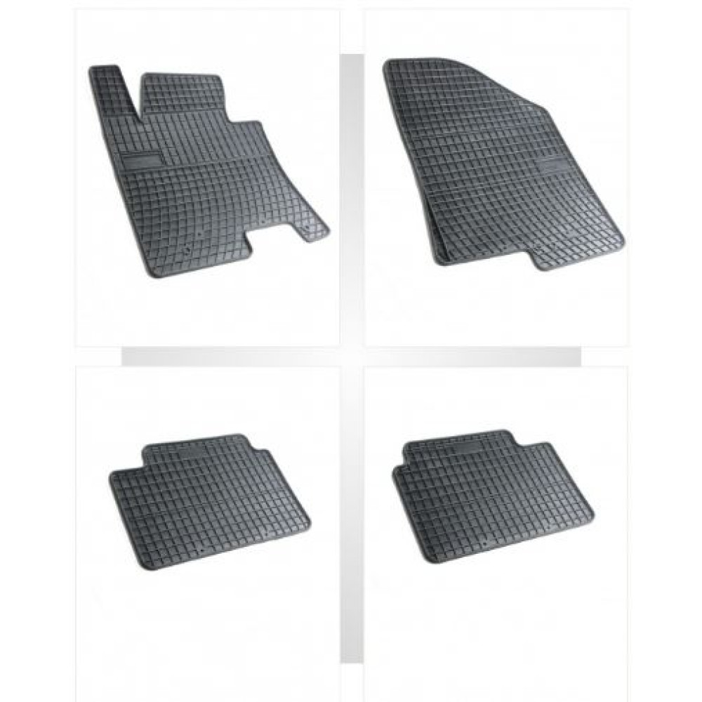 Alfombrillas de goma para coche negras HYUNDAI i30 (2012-...) NEGRO