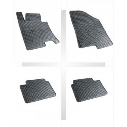 Car rubber floor mats black HYUNDAI i30 (2012-...) NEGRO