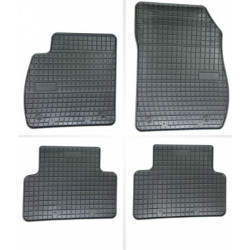 Car rubber floor mats black OPEL ZAFIRA C (2012-..)(5s.) NEGRO