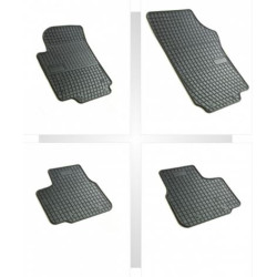 Car rubber floor mats black VOLKSWAGEN UP! (2012-...) NEGRO