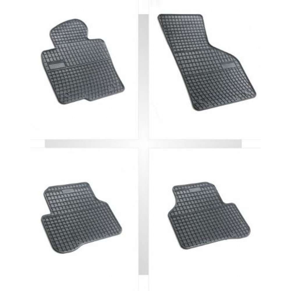 Car rubber floor mats black VW PASSAT CC (2008-...) NEGRO