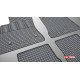 Car rubber floor mats black FIAT DOBLO (2010-...) C-CAR