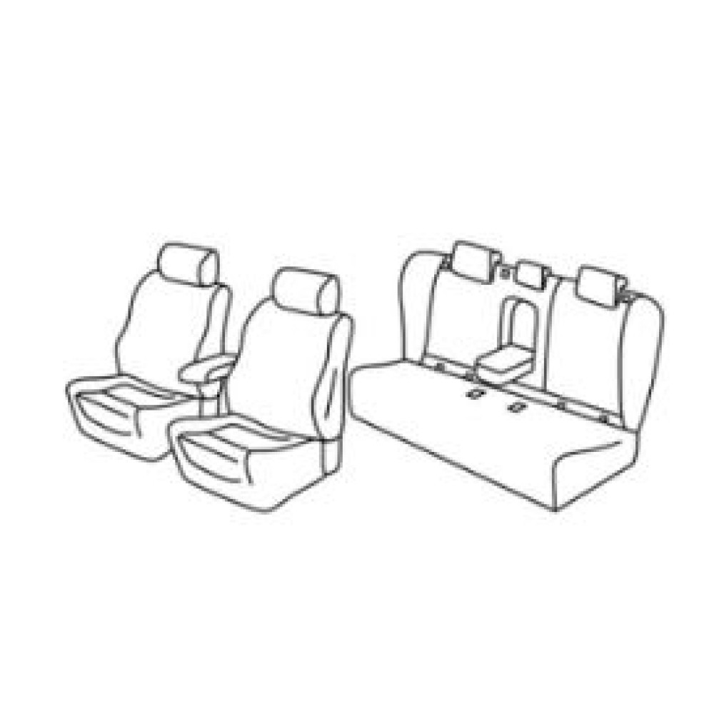 Car seat covers *HARMONY* OPEL INSIGNIA II (2017-...)