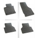 Car rubber floor mats black AUDI Q3 (2011-...) NEGRO