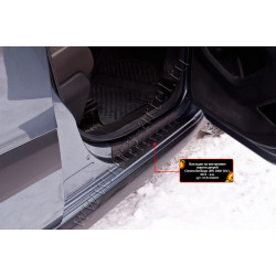 Car door sill covers CITROEN BERLINGO II (2008-2018) NCB038402