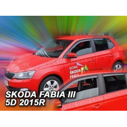Window deflectors front and rear SKODA FABIA III HB/Combi (2015-...) 28343