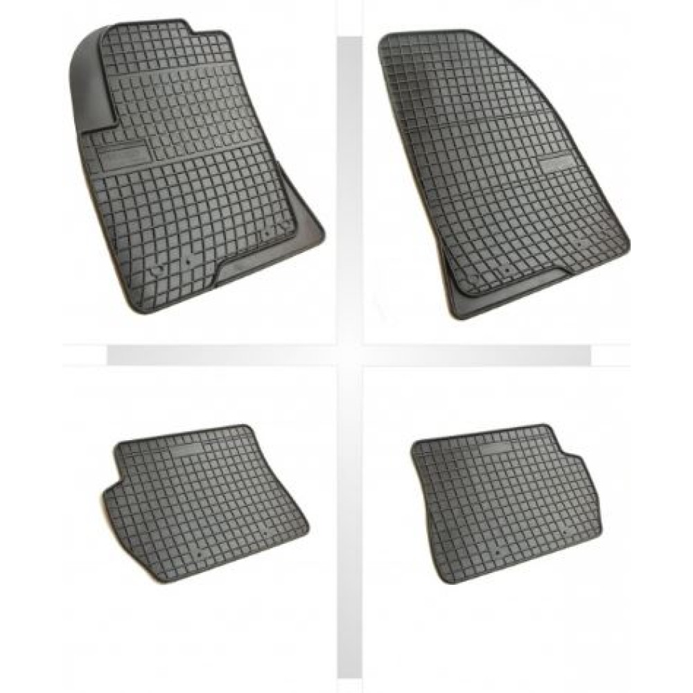 Car rubber floor mats black FORD FUSION (2002-2012) NEGRO