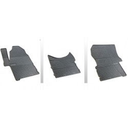 Car rubber floor mats black VW CRAFTER (2006-...) NEGRO