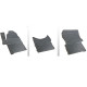 Car rubber floor mats black VW CRAFTER (2006-...) NEGRO