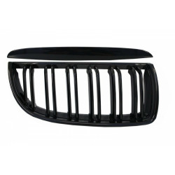 Front grills black gloss BMW 3 E90/E91 Pre-facelift Double Stripe M Design Piano Black (2005-2008)