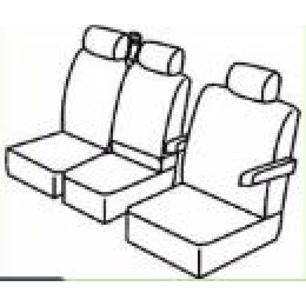 Car seat covers *HARMONY* VOLKSWAGEN CRAFTER II (1+2)(2017-...)