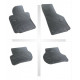 Car rubber floor mats black VOLKSWAGEN GOLF V (2003-2008) NEGRO