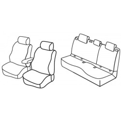 Car seat covers *HARMONY* VOLKSWAGEN GOLF 7 Trendline (2012-...)