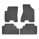 Car rubber floor mats black HYUNDAI TUCSON (2004-2010) NEGRO