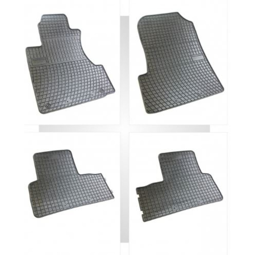 Car rubber floor mats black HONDA CR-V (2007-2012) NEGRO