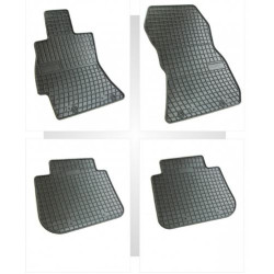 Car rubber floor mats black SUBARU LEGACY (2009-...) NEGRO