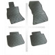 Car rubber floor mats black SUBARU LEGACY (2009-...) NEGRO
