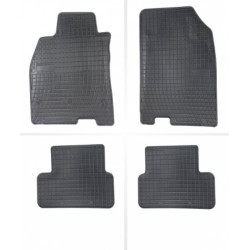 Car rubber floor mats black RENAULT FLUENCE (2009-...) NEGRO