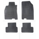 Car rubber floor mats black RENAULT FLUENCE (2009-...) NEGRO