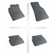 Car rubber floor mats black AUDI A6 (2004-2006) NEGRO
