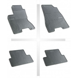 Car rubber floor mats black NISSAN X-TRAIL (2007-2014) NEGRO