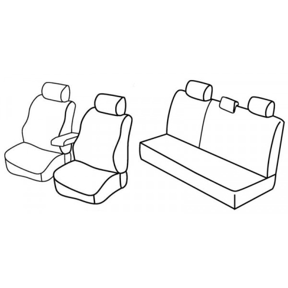 Car seat covers *HARMONY* DACIA DUSTER (2014-...)