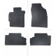 Car rubber floor mats black TOYOTA AURIS (2007-2012) NEGRO