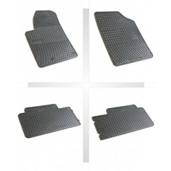 Car rubber floor mats black PEUGEOT PARTNER (1998-2007) NEGRO