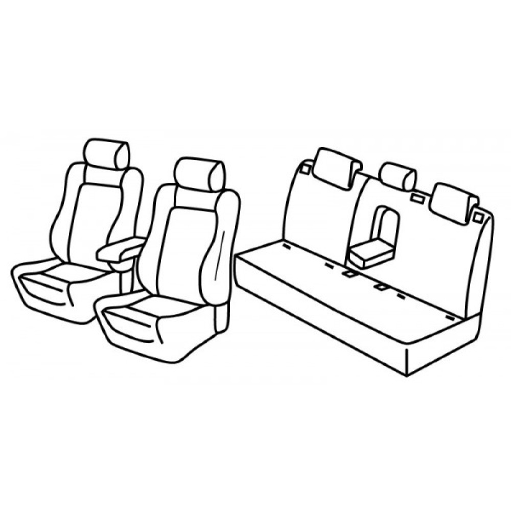 Car seat covers *HARMONY* FORD MONDEO TREND (2014-...)