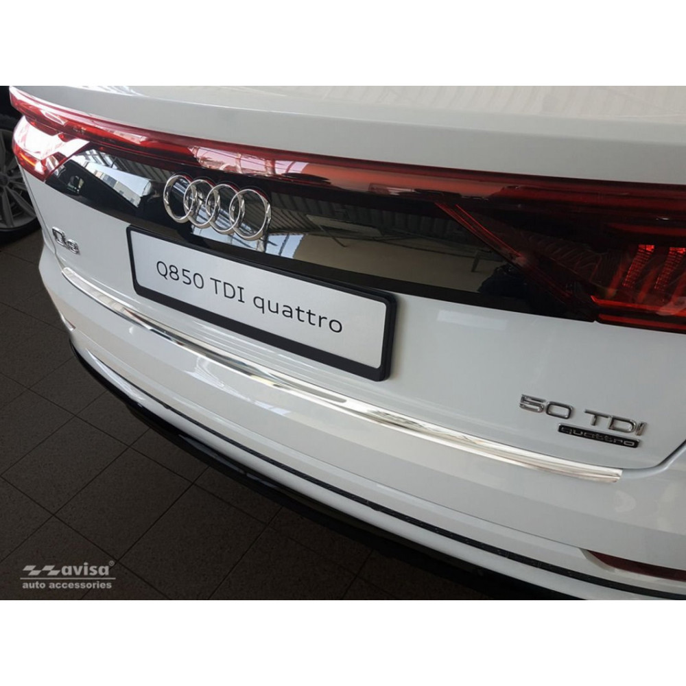 Rear bumper chrome pad AUDI Q8 (2018-...) 2/38036