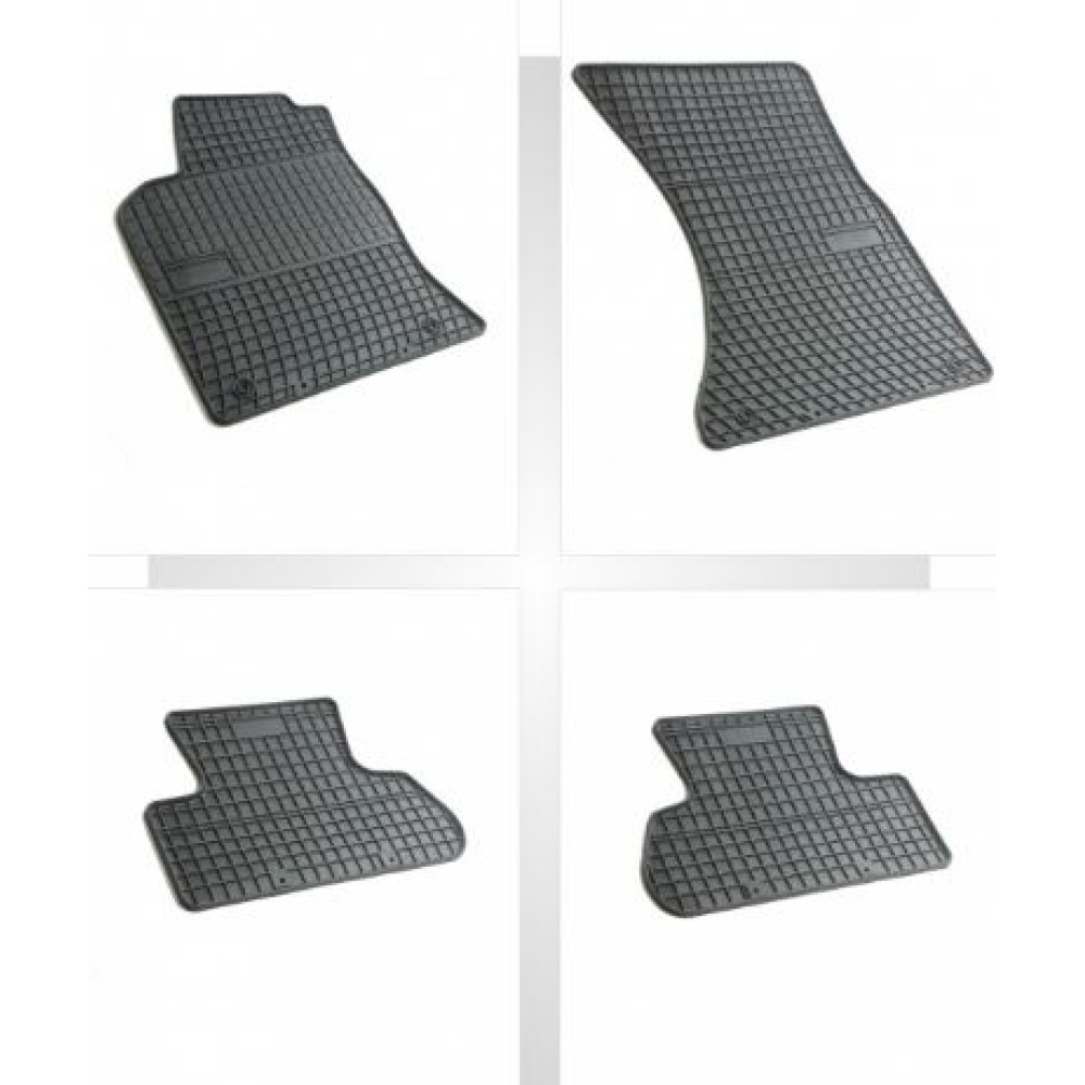Car rubber floor mats black AUDI Q5 (2008-...) NEGRO