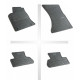 Car rubber floor mats black AUDI Q5 (2008-...) NEGRO