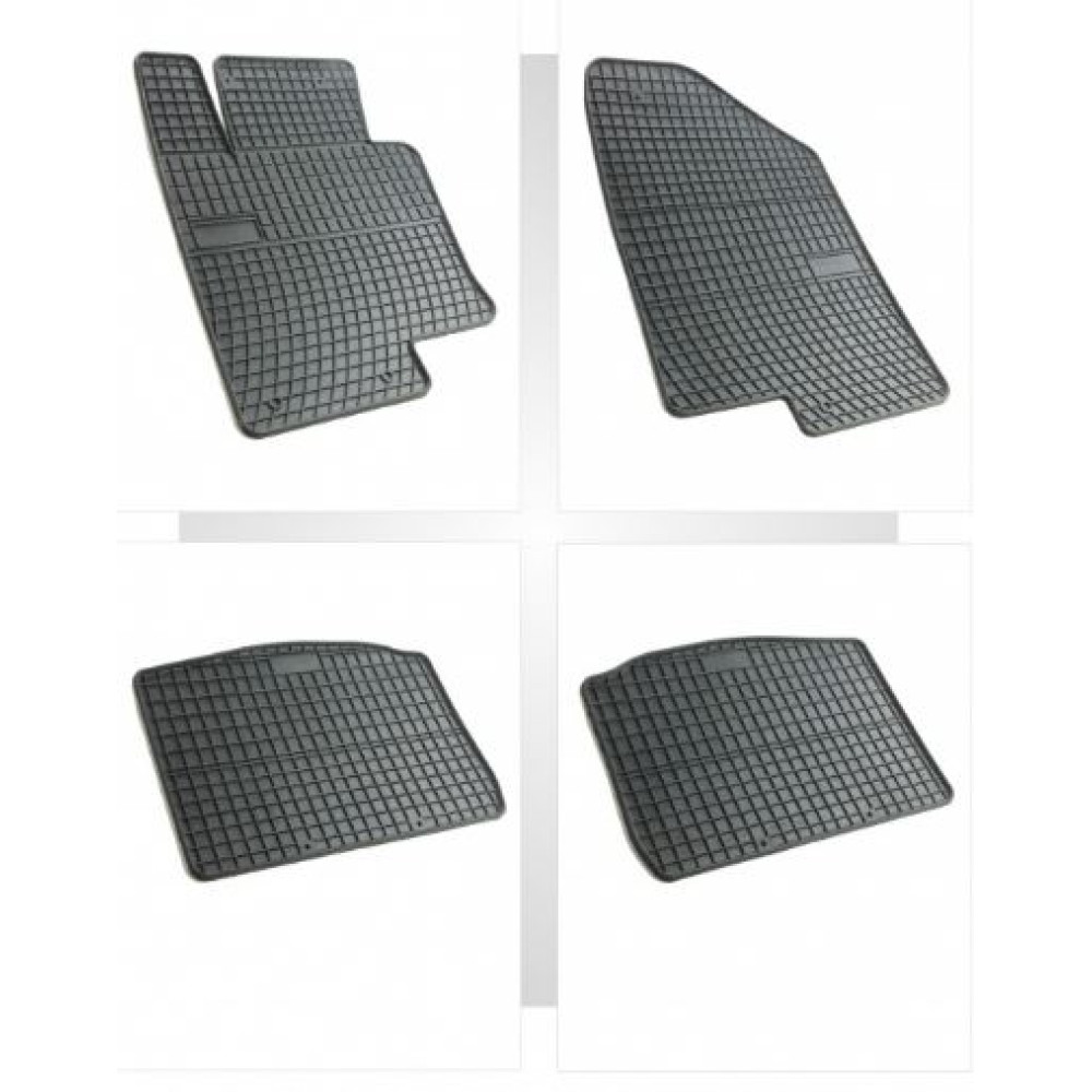 Car rubber floor mats black KIA OPTIMA (2012-...) NEGRO