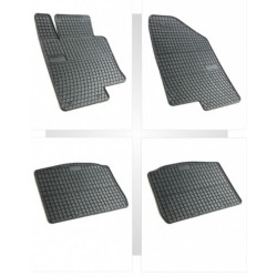Car rubber floor mats black KIA OPTIMA (2012-...) NEGRO