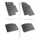 Car rubber floor mats black KIA OPTIMA (2012-...) NEGRO