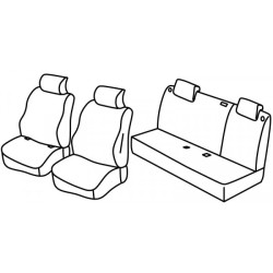 Car seat covers *HARMONY* NISSAN MICRA (2017-...)