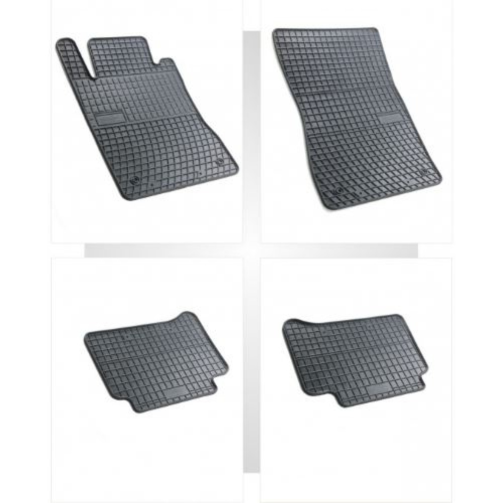 Car rubber floor mats black MB E-class W211 (2002-2009) NEGRO