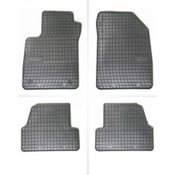 Car rubber floor mats black OPEL MOKKA (2012-...) NEGRO