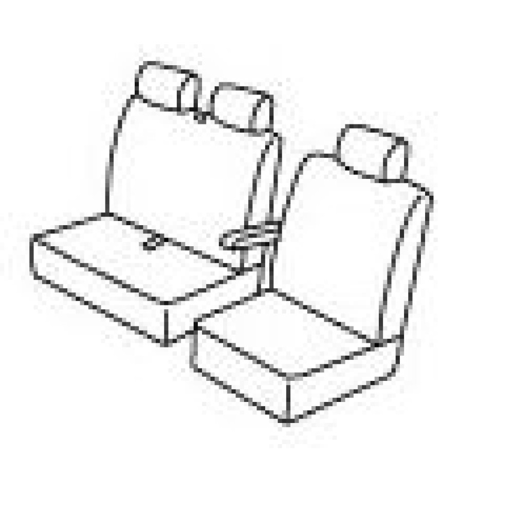 Fundas de asientos para coche *HARMONY* RENAULT MASTER (1+2)(2019-...)