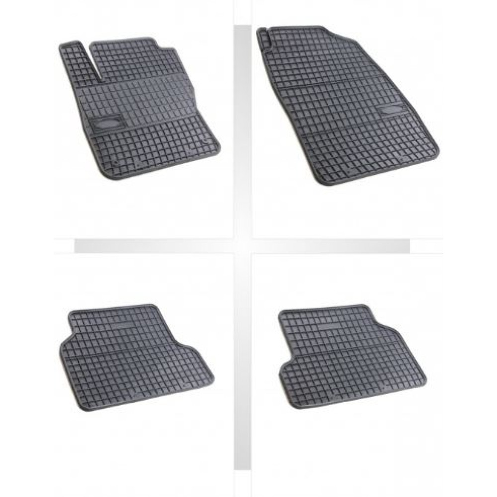 Car rubber floor mats black FORD FOCUS II (2004-2011) NEGRO